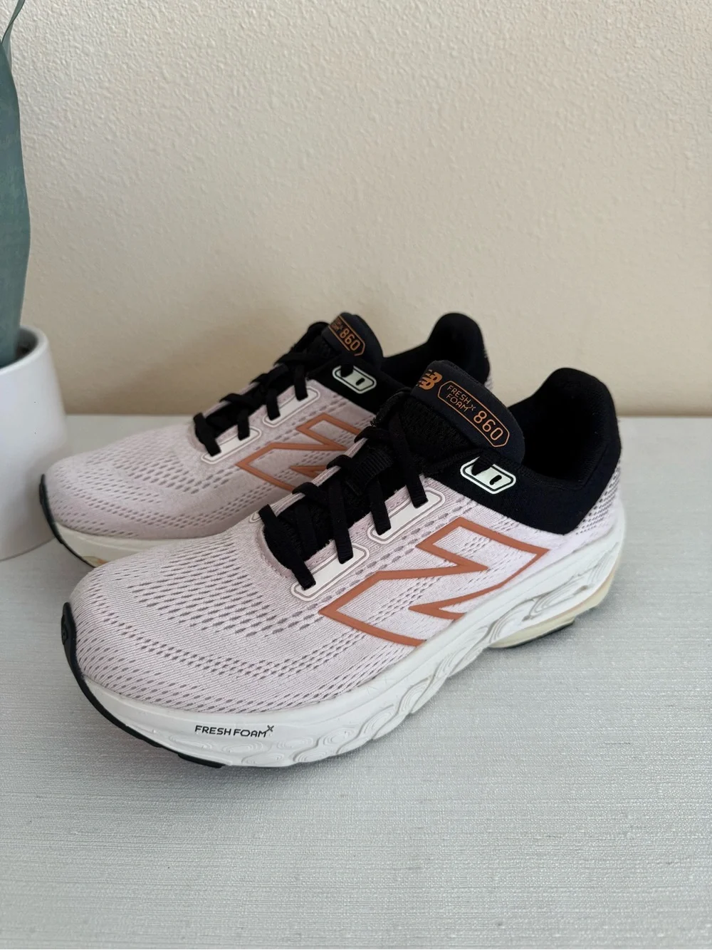 New Balance light pink